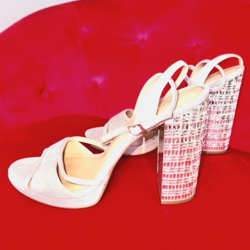 Michael Kors, Pearl Grey, Suede, Yoonie Platform heels